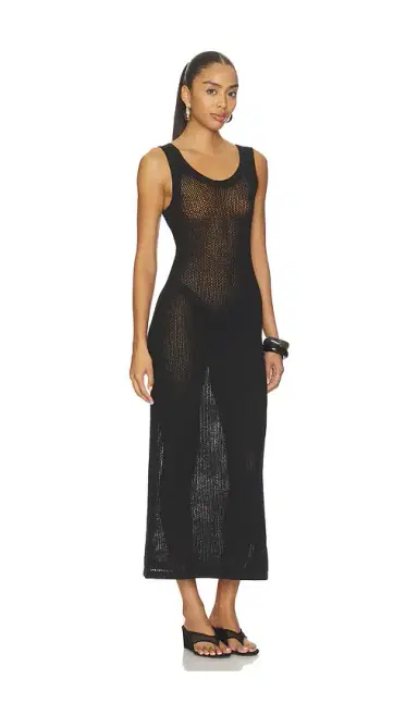 LNA Tyler Open Knit Tank Dress | Thumbnail 2 LNA Tyler Open Knit Tank Dress | Thumbnail 2