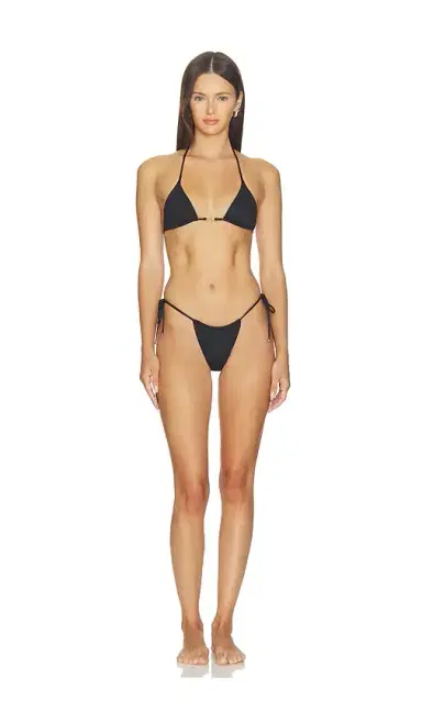 Skims Classic Swim Medallion Tie Side Bikini Bottom | Thumbnail 4 Skims Classic Swim Medallion Tie Side Bikini Bottom | Thumbnail 4