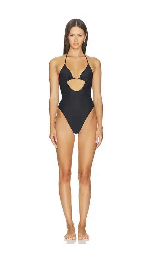 Classic Swim Medallion One Piece Classic Swim Medallion One Piece