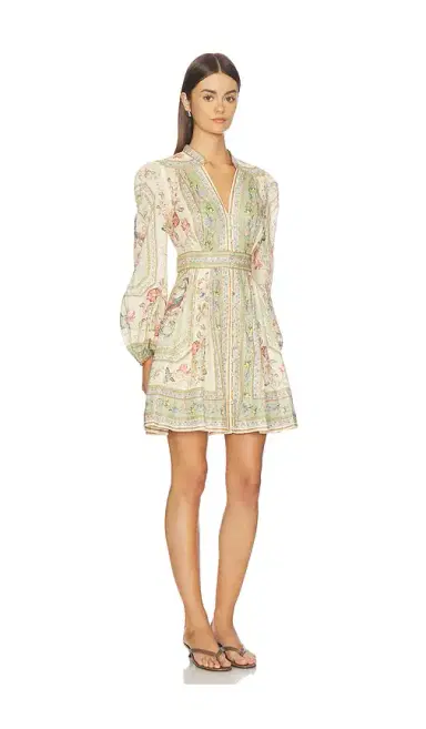 Zimmermann Roselight Plunge Mini Dress | Thumbnail 2 Zimmermann Roselight Plunge Mini Dress | Thumbnail 2