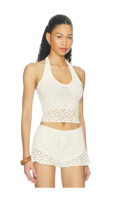 Tularosa Carrissa Crochet Halter Top | Thumbnail 2 Tularosa Carrissa Crochet Halter Top | Thumbnail 2