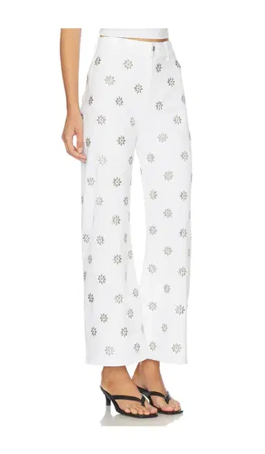 Veronica Beard Grant High Rise Wide Leg Crop | Thumbnail 2 Veronica Beard Grant High Rise Wide Leg Crop | Thumbnail 2
