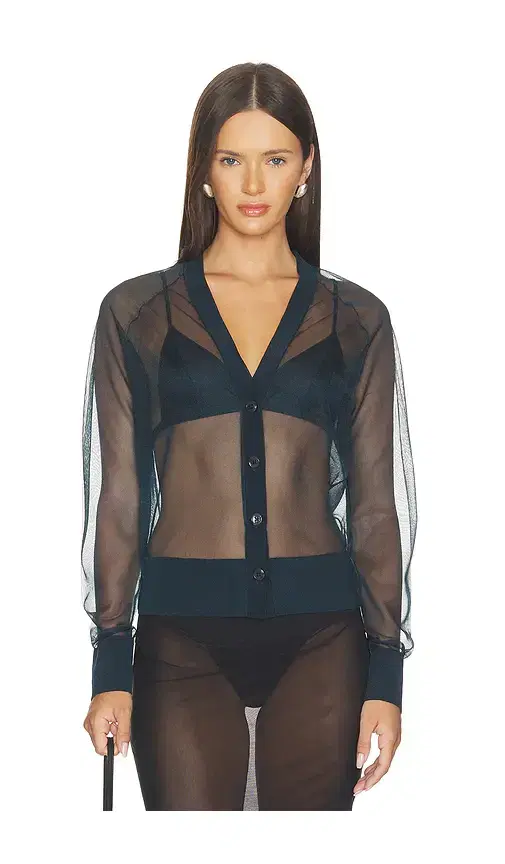 Sheer Knit Cardigan Sheer Knit Cardigan