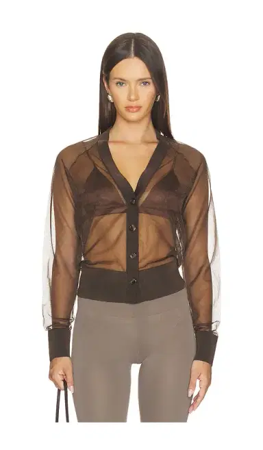 RENGGLI Sheer Knit Cardigan | Thumbnail 1 RENGGLI Sheer Knit Cardigan | Thumbnail 1