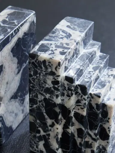 Soho Home Lola Two-Tone Marble Bookends - Men | Thumbnail 3 Soho Home Lola Two-Tone Marble Bookends - Men | Thumbnail 3