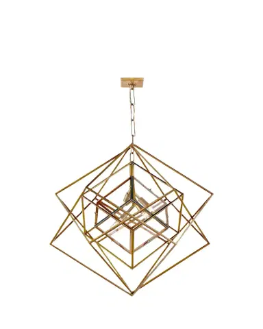 Visual Comfort Signature Cubist Medium Chandelier By Kelly Wearstler | Thumbnail 1 Visual Comfort Signature Cubist Medium Chandelier By Kelly Wearstler | Thumbnail 1