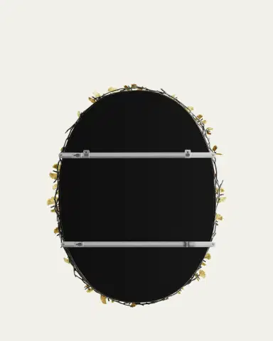 Michael Aram Butterfly Ginkgo Oval Wall Mirror - 39" | Thumbnail 3 Michael Aram Butterfly Ginkgo Oval Wall Mirror - 39" | Thumbnail 3