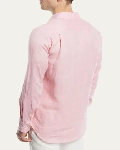 Loro Piana Men's Andre Long-Sleeve Linen Shirt | Thumbnail 21 Loro Piana Men's Andre Long-Sleeve Linen Shirt | Thumbnail 21