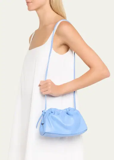 MANSUR GAVRIEL Mini Lambskin Cloud Clutch Bag | Thumbnail 8 MANSUR GAVRIEL Mini Lambskin Cloud Clutch Bag | Thumbnail 8