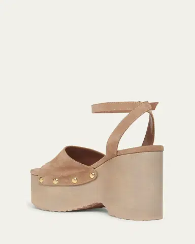 Gianvito Rossi Suede Ankle-Strap Platform Sandals | Thumbnail 6 Gianvito Rossi Suede Ankle-Strap Platform Sandals | Thumbnail 6