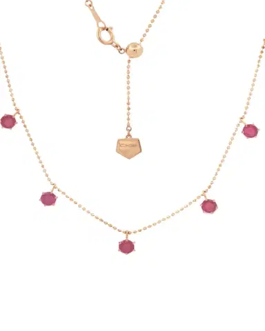 Graziela Gems 18K Pink Sapphire Floating Necklace, 2.0tcw | Thumbnail 1 Graziela Gems 18K Pink Sapphire Floating Necklace, 2.0tcw | Thumbnail 1