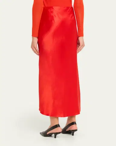 Jason Wu Collection Satin Twill Bias Midi Skirt | Thumbnail 3 Jason Wu Collection Satin Twill Bias Midi Skirt | Thumbnail 3