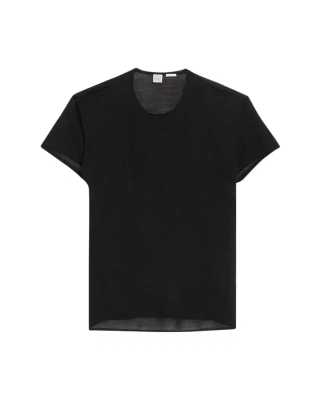 Short-Sleeved Silk and Cotton T-Shirt Short-Sleeved Silk and Cotton T-Shirt
