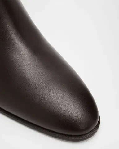 Gianvito Rossi Glove Leather Block-Heel Booties | Thumbnail 4 Gianvito Rossi Glove Leather Block-Heel Booties | Thumbnail 4