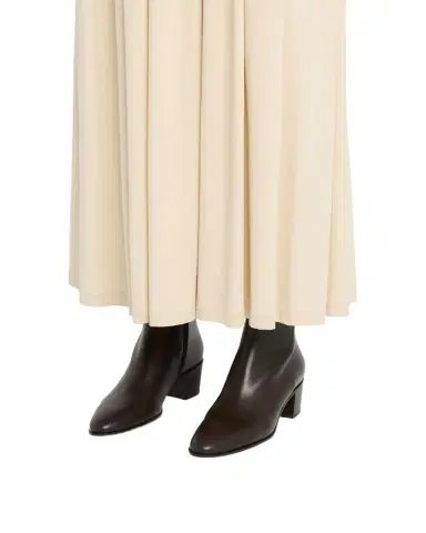 Gianvito Rossi Glove Leather Block-Heel Booties | Thumbnail 1 Gianvito Rossi Glove Leather Block-Heel Booties | Thumbnail 1