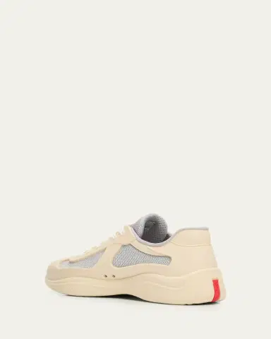 Prada Men's Americas Cup Rubber Trainer Sneakers | Thumbnail 6 Prada Men's Americas Cup Rubber Trainer Sneakers | Thumbnail 6