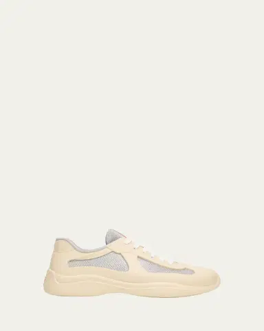 Prada Men's Americas Cup Rubber Trainer Sneakers | Thumbnail 8 Prada Men's Americas Cup Rubber Trainer Sneakers | Thumbnail 8