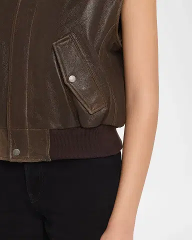 HAIKURE Val Nappa Leather Vest | Thumbnail 4 HAIKURE Val Nappa Leather Vest | Thumbnail 4