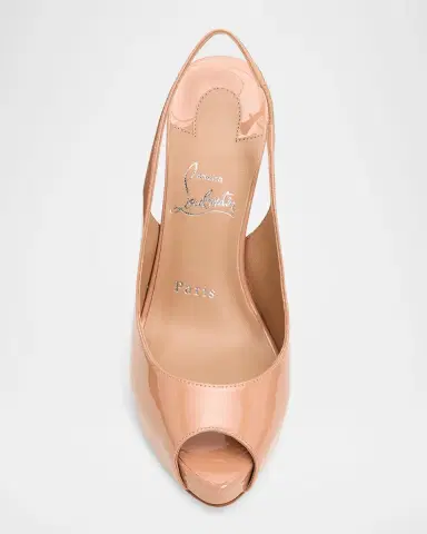 Christian Louboutin 120mm Lady Fanny Patent Leather Peep-Toe Pumps | Thumbnail 3 Christian Louboutin 120mm Lady Fanny Patent Leather Peep-Toe Pumps | Thumbnail 3