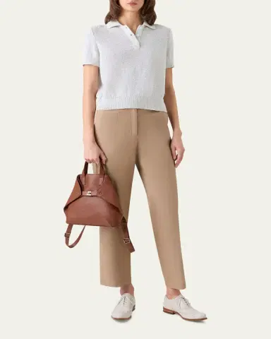 Akris Small Grain Leather Backpack | Thumbnail 4 Akris Small Grain Leather Backpack | Thumbnail 4