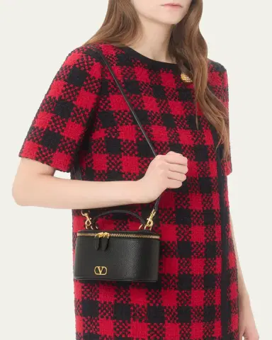 Valentino Garavani Mini Grain Leather Vanity Bag | Thumbnail 2 Valentino Garavani Mini Grain Leather Vanity Bag | Thumbnail 2