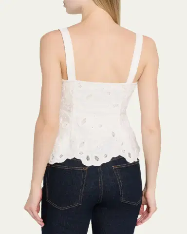 Simkhai Delaney Embroidered Bustier Top | Thumbnail 3 Simkhai Delaney Embroidered Bustier Top | Thumbnail 3