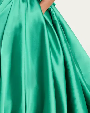 Balenciaga Scuba Satin Pleated Midi Balloon Skirt | Thumbnail 5 Balenciaga Scuba Satin Pleated Midi Balloon Skirt | Thumbnail 5