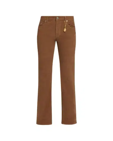 Stella McCartney Mid-Rise Cotton Corduroy Kickflare-Leg Pants | Thumbnail 1 Stella McCartney Mid-Rise Cotton Corduroy Kickflare-Leg Pants | Thumbnail 1