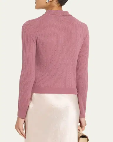 Vince Pointelle Wool Cardigan | Thumbnail 3 Vince Pointelle Wool Cardigan | Thumbnail 3