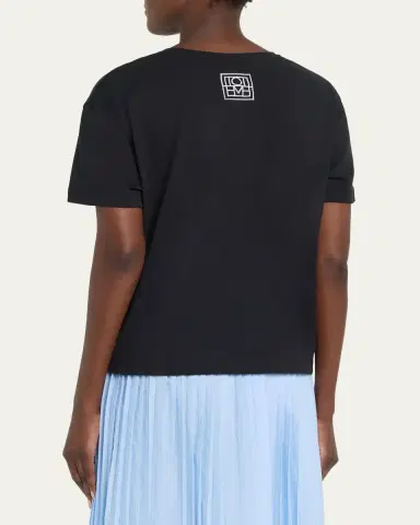 Toteme Classic Cotton T-Shirt | Thumbnail 3 Toteme Classic Cotton T-Shirt | Thumbnail 3