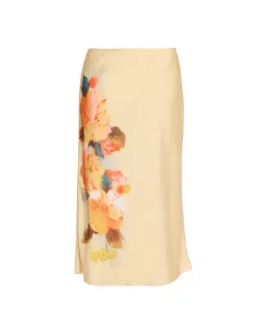 Cinq a Sept Carole Watercolor Floral Midi Skirt | Thumbnail 1 Cinq a Sept Carole Watercolor Floral Midi Skirt | Thumbnail 1