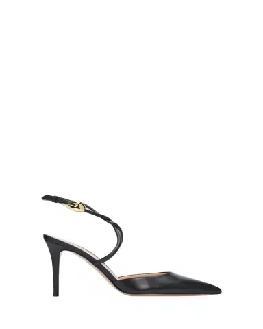Gianvito Rossi 85mm Nappa Leather Slingback Pumps | Thumbnail 1 Gianvito Rossi 85mm Nappa Leather Slingback Pumps | Thumbnail 1