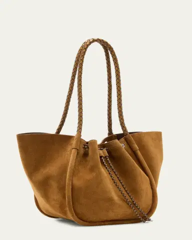 Proenza Schouler Large Ruched Suede Tote Bag | Thumbnail 6 Proenza Schouler Large Ruched Suede Tote Bag | Thumbnail 6