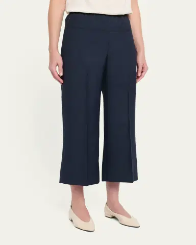 Theory Cropped Wide-Leg Pants | Thumbnail 4 Theory Cropped Wide-Leg Pants | Thumbnail 4