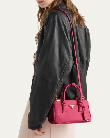 Prada Galleria Mini Saffiano Leather Top-Handle Bag | Thumbnail 2 Prada Galleria Mini Saffiano Leather Top-Handle Bag | Thumbnail 2