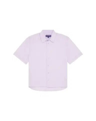 Vilebrequin Men's Short-Sleeve Button-Down Linen Shirt | Thumbnail 1 Vilebrequin Men's Short-Sleeve Button-Down Linen Shirt | Thumbnail 1