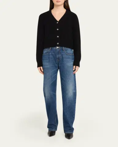 Brandon Maxwell Sloane Cashmere-Silk Cardigan Sweater | Thumbnail 2 Brandon Maxwell Sloane Cashmere-Silk Cardigan Sweater | Thumbnail 2