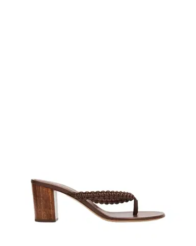 Gianvito Rossi 70mm Braided Nappa Leather Thong Sandals | Thumbnail 1 Gianvito Rossi 70mm Braided Nappa Leather Thong Sandals | Thumbnail 1