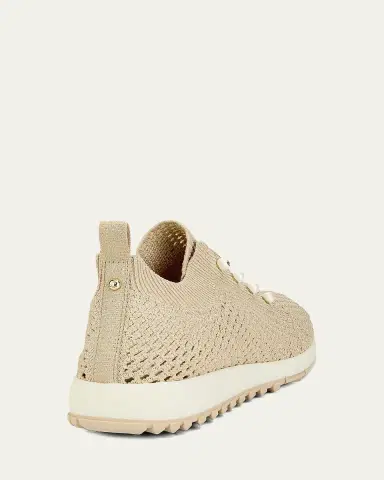 Jimmy Choo Veles Crochet-Knit Low-Top Trainers | Thumbnail 2 Jimmy Choo Veles Crochet-Knit Low-Top Trainers | Thumbnail 2