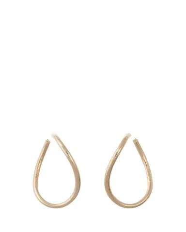 Sidney Garber 18K Yellow Gold Curved Oval Hoop Earrings | Thumbnail 1 Sidney Garber 18K Yellow Gold Curved Oval Hoop Earrings | Thumbnail 1