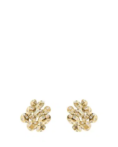 Nickho Rey Picasso 14K Gold Vermeil Cubic Zirconia Cluster Earrings | Thumbnail 1 Nickho Rey Picasso 14K Gold Vermeil Cubic Zirconia Cluster Earrings | Thumbnail 1