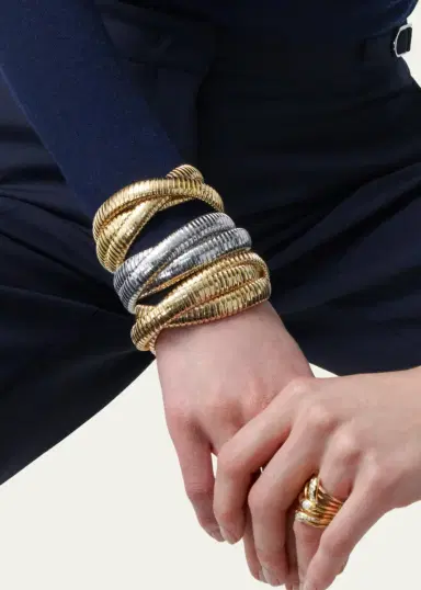 Sidney Garber 18K White Gold Rolling Bracelet | Thumbnail 2 Sidney Garber 18K White Gold Rolling Bracelet | Thumbnail 2