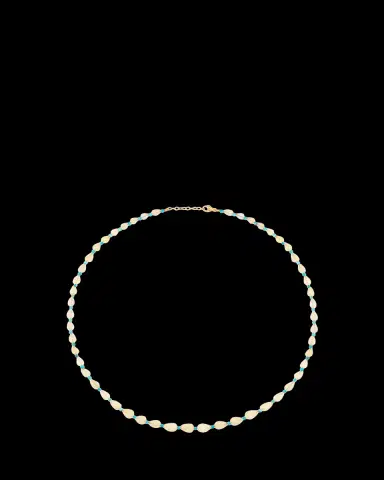JIA JIA 14K Opal Teardrop and Turquoise Necklace | Thumbnail 2 JIA JIA 14K Opal Teardrop and Turquoise Necklace | Thumbnail 2