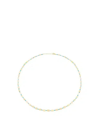 JIA JIA 14K Opal Teardrop and Turquoise Necklace | Thumbnail 1 JIA JIA 14K Opal Teardrop and Turquoise Necklace | Thumbnail 1