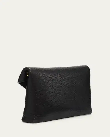 Saint Laurent Small YSL Grain Leather Pouch Bag | Thumbnail 3 Saint Laurent Small YSL Grain Leather Pouch Bag | Thumbnail 3