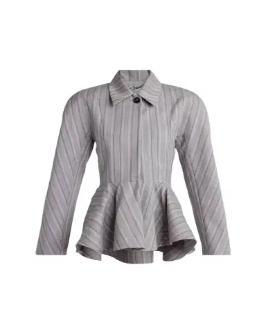 Stella McCartney Striped Tailored Peplum Jacket | Thumbnail 1 Stella McCartney Striped Tailored Peplum Jacket | Thumbnail 1