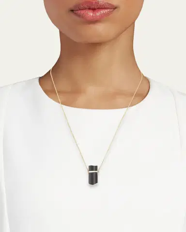 JIA JIA 14K Black Tourmaline Pendant Necklace | Thumbnail 2 JIA JIA 14K Black Tourmaline Pendant Necklace | Thumbnail 2