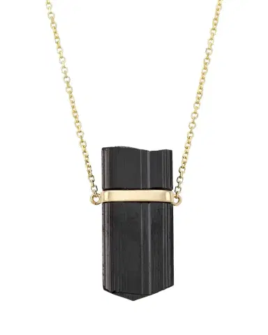 JIA JIA 14K Black Tourmaline Pendant Necklace | Thumbnail 1 JIA JIA 14K Black Tourmaline Pendant Necklace | Thumbnail 1