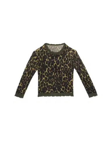 R13 Leopard-Print Cashmere Sweater | Thumbnail 1 R13 Leopard-Print Cashmere Sweater | Thumbnail 1