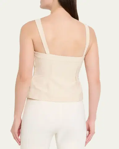 SIMKHAI April Cotton Faille Bustier Top | Thumbnail 3 SIMKHAI April Cotton Faille Bustier Top | Thumbnail 3